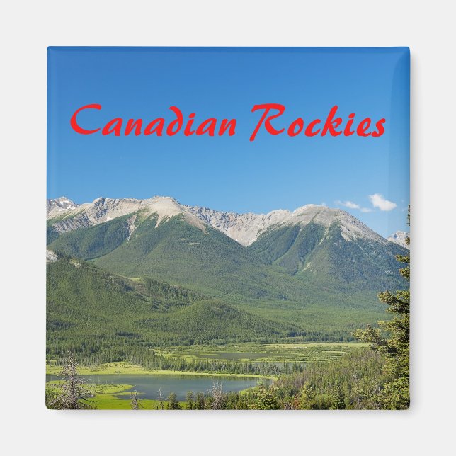 Imán Magnet Rockies de Canadá (Frente)