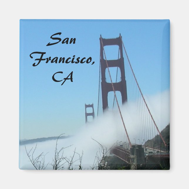 Imán Magnet - San Francisco, puente Golden Gate (Frente)