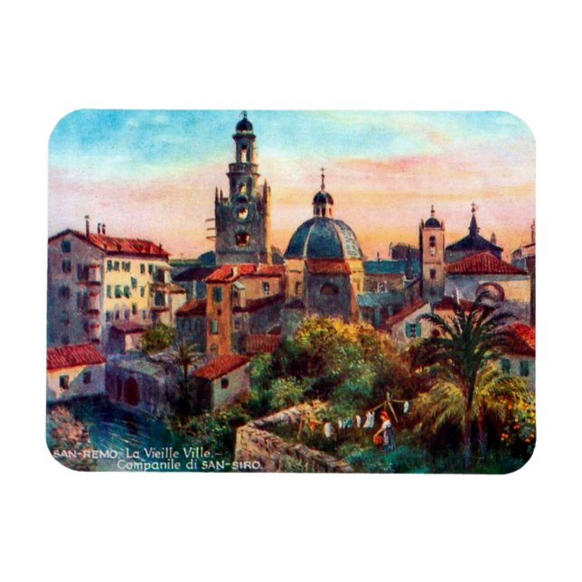 Imán Magnet - San Remo, Italia (Horizontal)