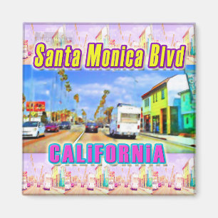 Imán Magnet "Santa Monica Blvd 1"