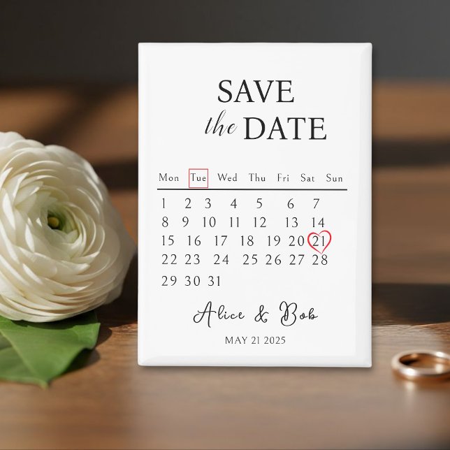 Imán Magnet save the dates, Customizable Save the Date  (Subido por el creador)