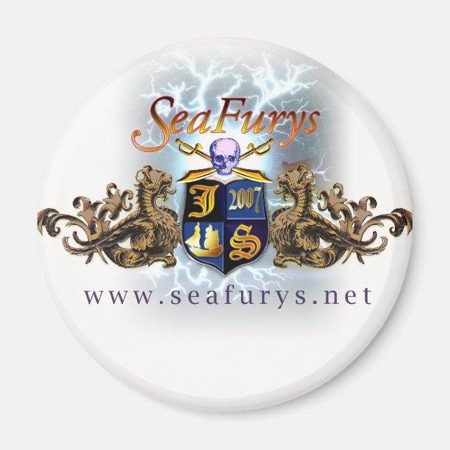 Imán Magnet SeaFurys Shield (blanco) (Frente)