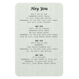 Imán magnet sheet-Hey you -