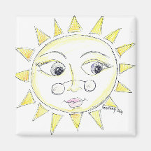 Magnet soleado de ojos brillantes