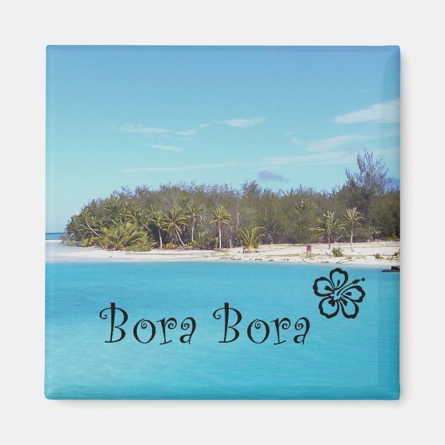 Imán Magnet souvenir Bora Bora (Frente)