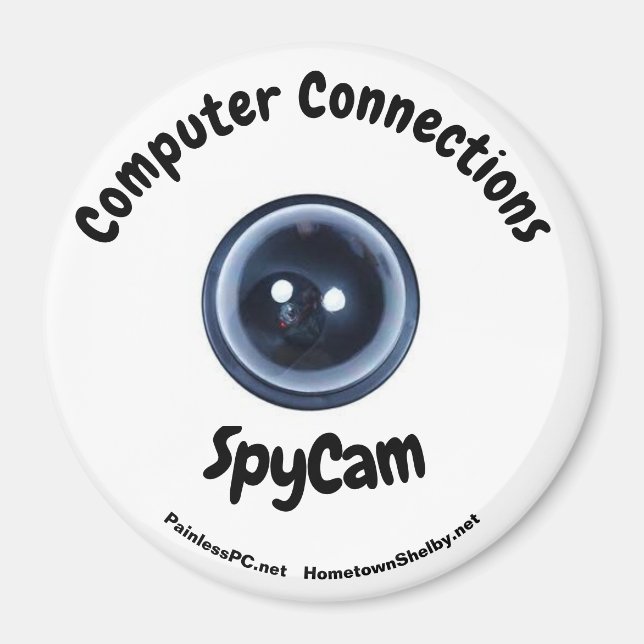 Imán Magnet SpyCam de conexiones de equipo (Frente)