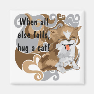 Imán Magnet Square Cuando todo lo demás falla, abraza a