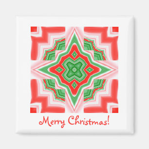 Imán Magnet Square - Estrella Navidad