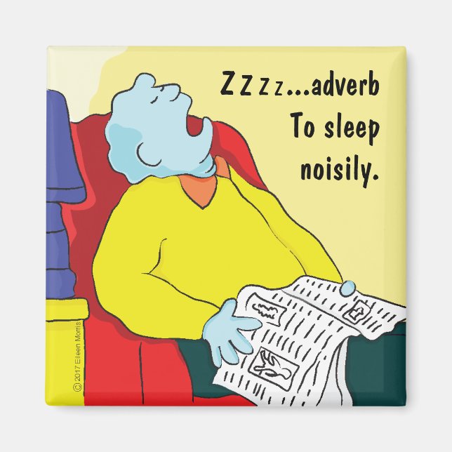 Imán Magnet Square Para Dormir Ruisiosamente (Frente)