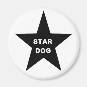 Imán Magnet Star Dog en Black Star
