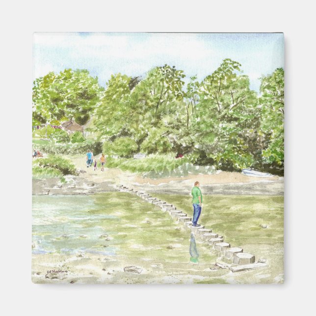 Imán Magnet 'Stepping Stones' (Frente)