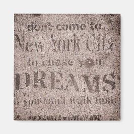 Imán Magnet "Sueños de acera-Pequeña Italia, Nueva York