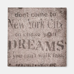 Imán Magnet "Sueños de acera-Pequeña Italia, Nueva York