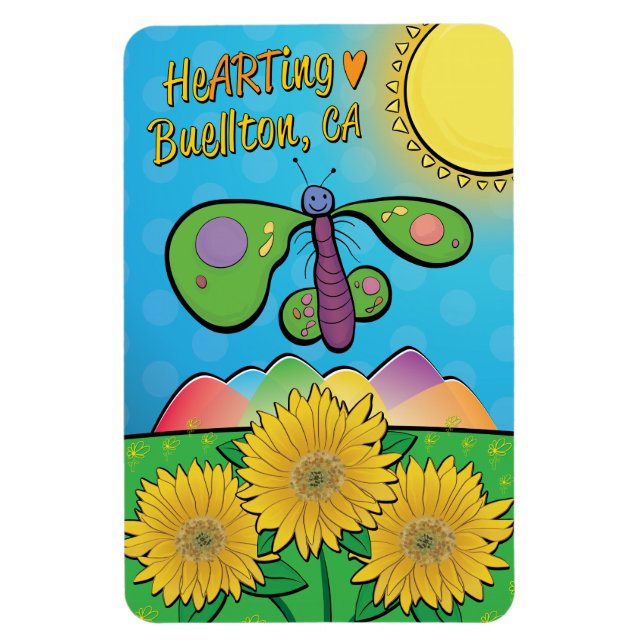 Imán Magnet - Sunny Buellton - Buellton.Art (Vertical)