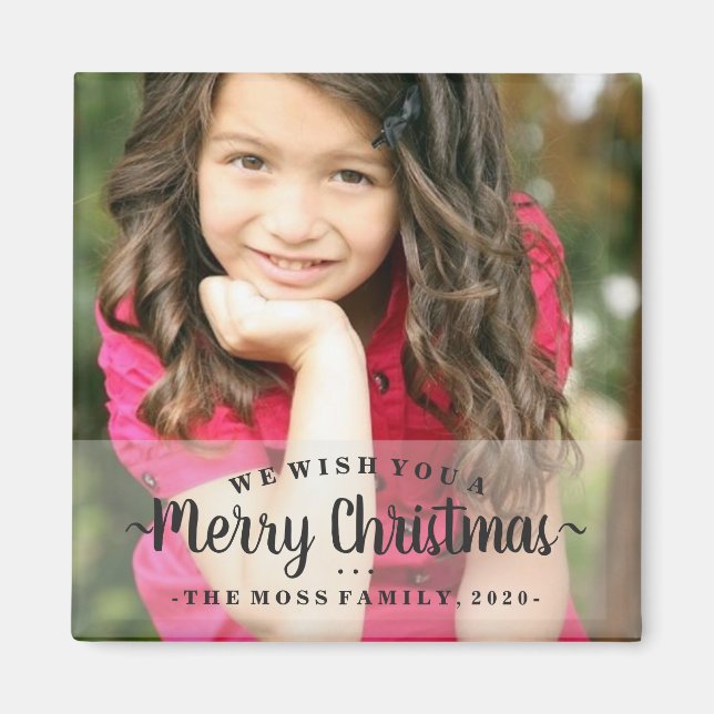 Imán Magnet - Te Deseamos Una Feliz Navidad (Frente)