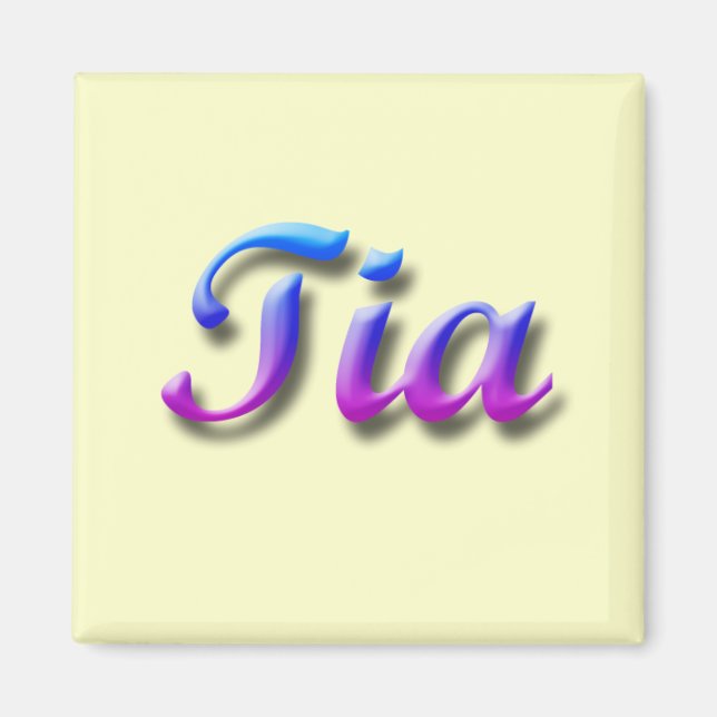 Imán Magnet Tia_Name (Frente)
