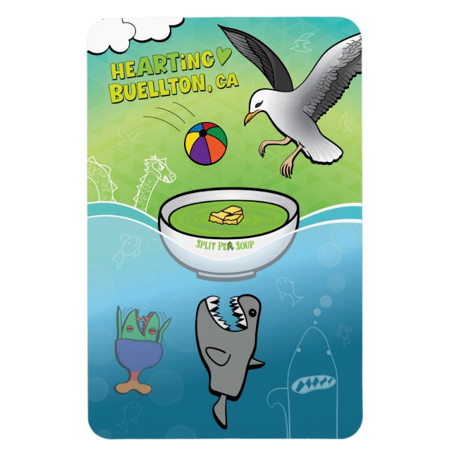 Imán Magnet - Todo El Mundo Quiere Sopa De Pea - Buellt (Vertical)