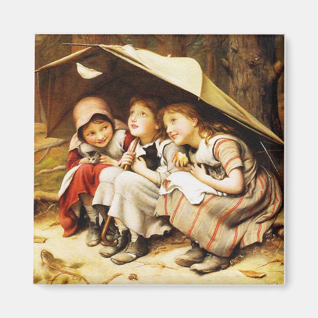 Imán Magnet: Tres Pequeños Gatitos (Frente)