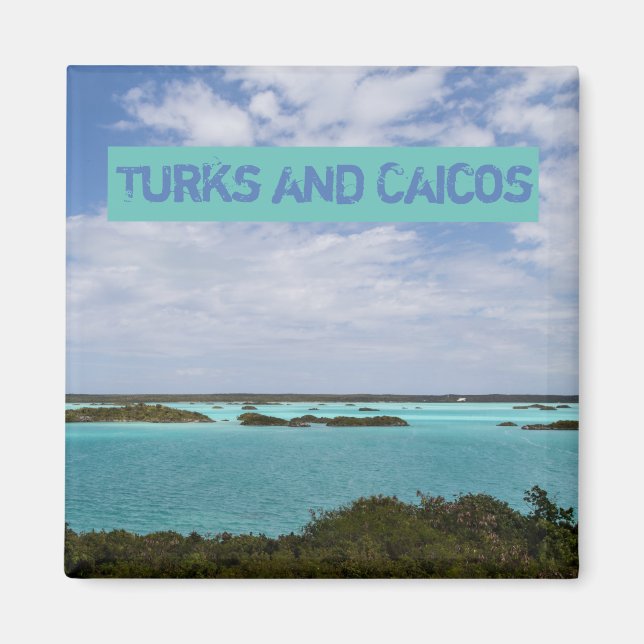 Imán Magnet Turcas y Caicos (Frente)