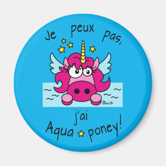 Imán Magnet “Unicornio, Aquaponey "