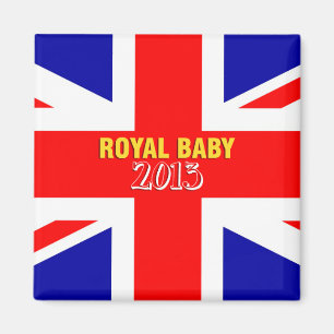 Imán Magnet Union Jack Royal Baby 2013