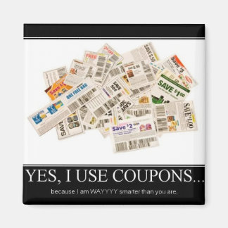 Imán Magnet - Uso cupones porque soy muy inteligente