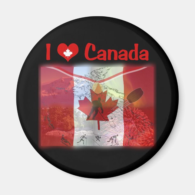 Imán Magnet verdaderamente canadiense (Frente)
