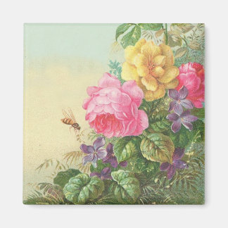 Imán Magnet Vintage Floral