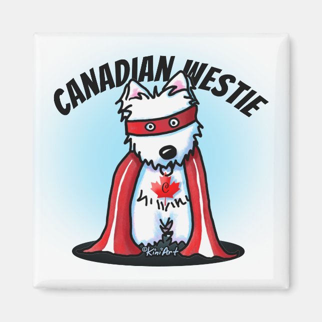 Imán Magnet Westie (Frente)