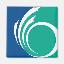 Imán Magnet with Flag of Ottawa, Canada