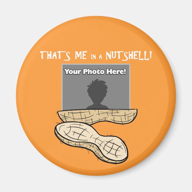 Imán Magnet "Yo en la cáscara de la cáscara" (Frente)