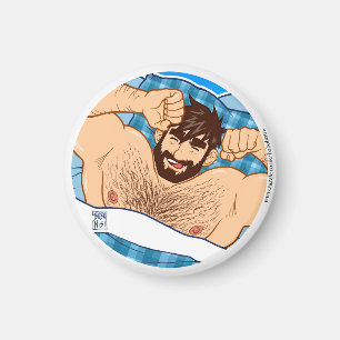 IMÁN MAGNETA DE OSO GAY - ¡BUENA MAÑANA!