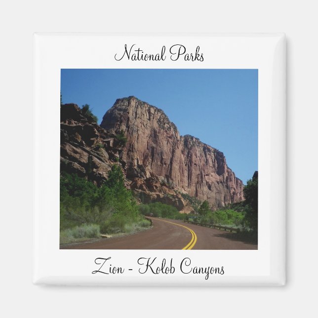 Imán Magnetato del Parque Nacional de Zion (Frente)