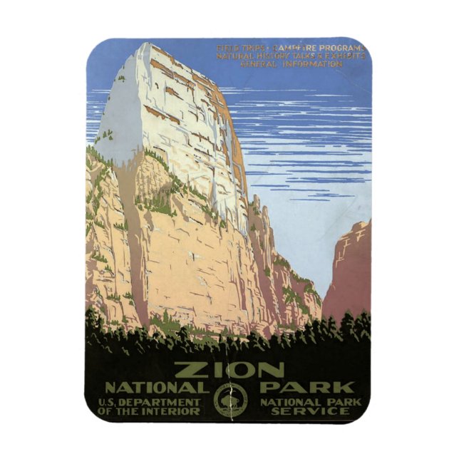 Imán Magnetato del Parque Nacional de Zion (Vertical)