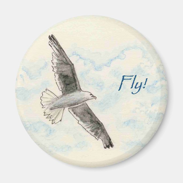 Imán Magnete "Gabbiano" (Frente)