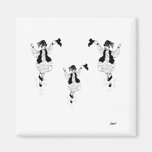 Imán Magneteros / Bailarinas de la zona del Evzano Grie