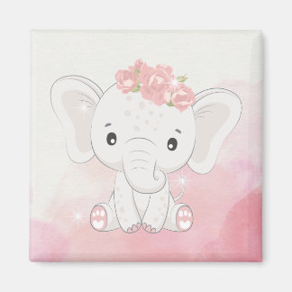 Imán Magnetize Recuerdos: Adorable Elephant Keepsake