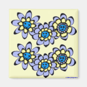 IMÁN MAGNETO DE FLORES - FLORES FELICES - ENERGÍA DE FL