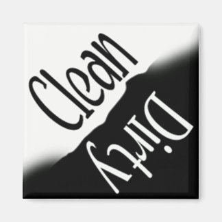 IMÁN MAGNETO DE LAVAJILLAS - CUADRADO B&W