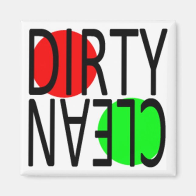 IMÁN MAGNETO DEL LAVAVAJILLAS: CÍRCULOS (Frente)