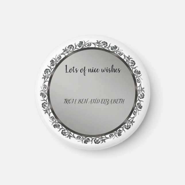 IMÁN MAGNETO HERMOSO CON DEDICACIÓN (Frente)