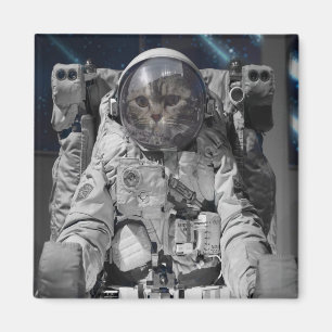 IMÁN MAGNETOS DE LA PLAZA CAT EN ESPACIO AUSTRONAUTA