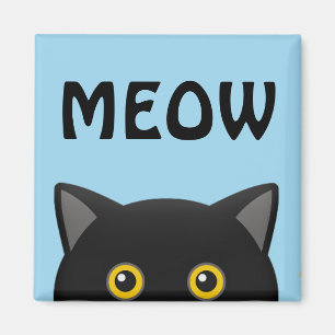 IMÁN MAGNETOS DE PEEKING DE GATO NEGRO