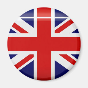 Imán Magnetoscopio botón de bandera del Reino Unido