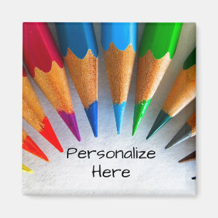 Imán Magnetoscopio de artista de lápiz de color lindo c
