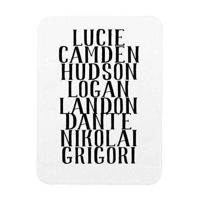 Imán Magnetoscopio de personajes de los mejores deseos (Vertical)