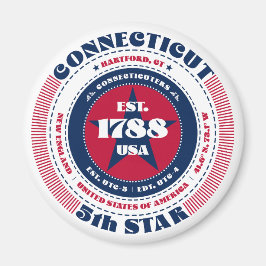 Imán Magnetoscopio de Souvenir Typography Circle de Con