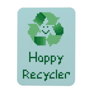 Imán Magnetoscopio flexible feliz reciclador