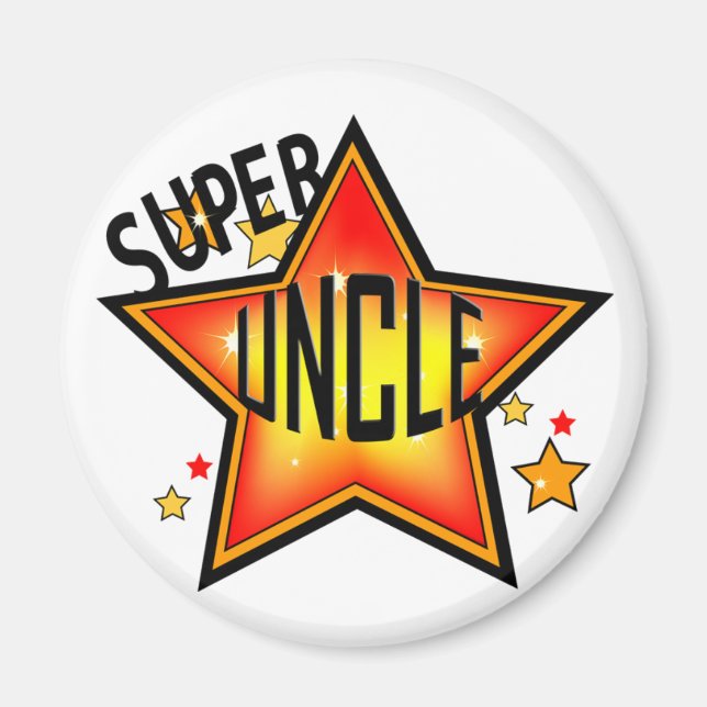 Imán Magnetoscopio Super Star Uncle Funny (Frente)