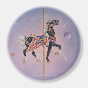 Imán Magnets - Caballo de carrusel de Petaluma 2